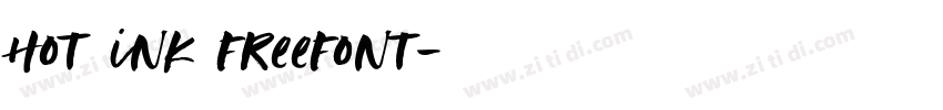 hot ink freefont字体转换
